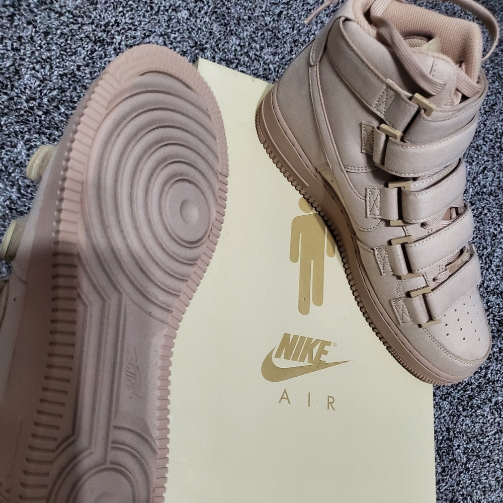 Billie Eilish x Nike Air Force 1 High '07 SP in Mushroom Colorway BNIB - Picture 4 of 12